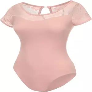 리밀스 발레 댄스 체조 의상을 위한 여성용 반팔 레오타드