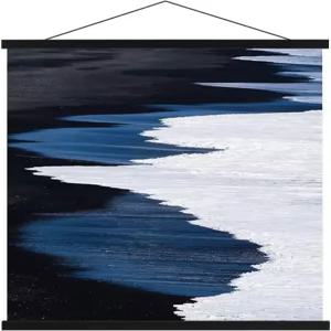 Ywlake 마그네틱 포스터 걸이 8x10 8x20 8x11 프레임 우드 자석 프린트 다웰 스크롤 키트 벽걸이 지도