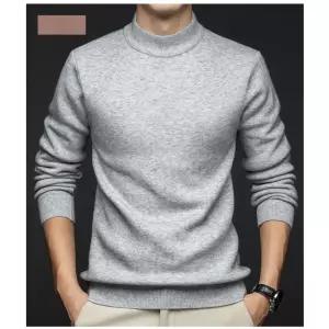 미비다 남성 폴라 니트 스웨터 앙고라 올오버 기모 청 반 ADOR1