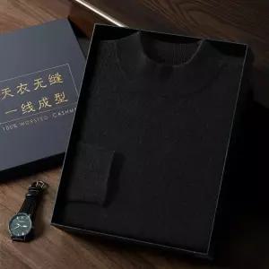 미비다 남성 폴라 니트 스웨터 캐시미어 반 캐주얼 기모 가벼운 럭셔리 이너 ADOR1