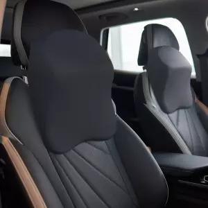 자동차 헤드레스트 베개 어깨 및 목 스트랩 클립으로 고정 가능 운전석용 메모리 폼 시트 지지대용