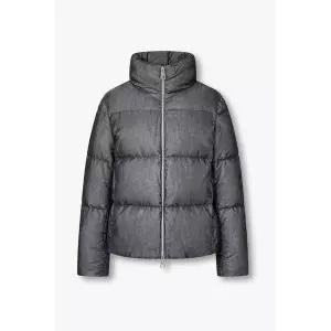 [에르노] 여성 메탈 코듀로이 다운 패딩 자켓 그레이 153670540