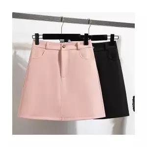 M2 여성 치마바지 우아한 빅사이즈 가짜 투피스 정장 스커트 봄 치마 반바지 빈티지 JEN1