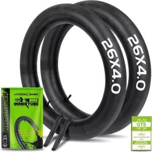 2 /4 팩 20 /26 x4.0 뚱뚱한 타이어 튜브 x3.5 /4.0 전기 자전거 AV 32mm 슈레이더 밸브 2개의 레버 x4