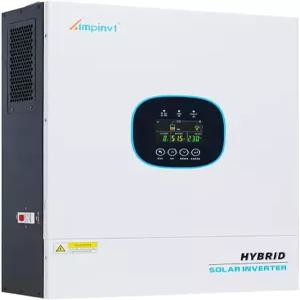 Ampinvt 5000W 오프 그리드 태양광 인버터 48Vdc ~ 120V 퓨어 사인 웨이브 내장 100A MPPT 충전 컨트롤러