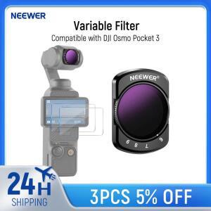 DJI호환 Osmo Pocket 3 용 NEEWER 가변 필터 Magnetic 1-5 Limited Stops HD 멀티 코팅 광학 유리가 포함