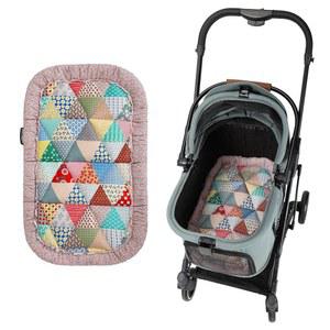 베베로드 리버서블 반려동물 유모차 패드 양면 쿨링 및 보온 쿠션 고양이와 반려견을 위한 워셔블 매트 사계절 내내 사용 가능