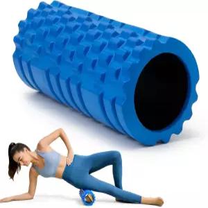 딥 티슈 마사지기용 크라이트링크 폼 롤러 근육 마사지용 13인치 고밀도 운동 특허 및 근막 트리거 포인트