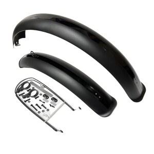 팻 바이크 앞뒤 세트 타이어 커버리지 윙 풀 세트(블랙 26x4.0인치)