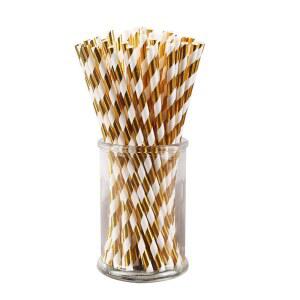 종이빨대 스트라이프 500개 벌크포장 우유 빨때 생일 개별포장 세트 재사용빨대 색상 비치