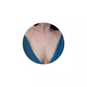 드림인 보호 라인스톤 바디 체인 실버 크리스탈 비키니 여름 비치 브라 주얼리 여성용