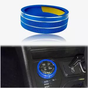 키그박스 센터 콘솔 4WD 컨트롤 스위치 노브 버튼 커버 트림 지프 레니게이드 체로키 컴퍼스 SUV 인테리어