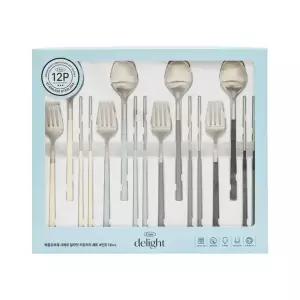 메종오브제 시에르 딜라이트 커틀러리 4인조 12P {WLM}