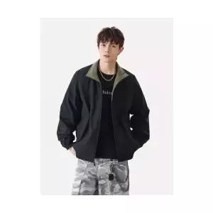 남성패션 야상사파리 심플한 갠지스 리버시블 야상점퍼 가을 겨울 플리스 점퍼 차이나넥 커플 DL4