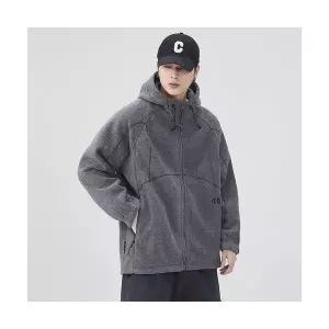 남성패션 야상사파리 가을 플리스 후드 야상 겨울 기모 따뜻한 점퍼 DL4