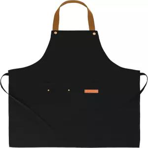 렝누안타지 3팩 셰프 에이프런 방수 조절 가능 남성 여성용 포켓 2개 베이킹 레스토랑 조리용