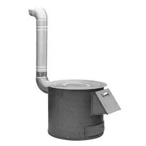 주물 펠렛 난로 가정용 무쇠 연통 옛날식 주철 작업장용