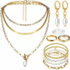 에코 보헤미안 웨스턴 주얼리 터쿼이즈 세트 여성 컨트리 펜던트 롱 초커 레이어드 팔찌 귀걸이 반지