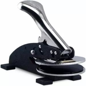 반짝이는 맞춤 로고 책상 엠보서 씰 2인치 원형 개인 맞춤형 종이