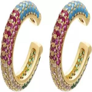 여성용 앤바빅 이어 커프스 - 남성용 CZ 포장 후프 콘치 커프 귀걸이 랩 귀걸이에 뚫리지 않은 반짝이는