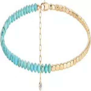 마이어스 여성 구슬 팔찌 골드 보석 14K 심플 앙증맞은 핸드메이드 체인 데일리 보호 비치 주얼리