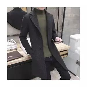 남성 여자친구가 좋아하는 트렌치 가을 하프 모직 빅사이즈 MODU3