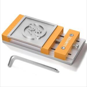 데스크탑 CNC 라우터 기계용 Vise 작업대 u2013 7.87 u201D x 3.94 (20x10cm), 고정밀, 136mm 클램핑 범위, 목공 및 금속 가공을 위한 안정적인 설계