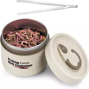 THKFISH 낚시 라이브 미끼를 박스 보관하는 있게 크롤러 보관함 신선하고 미끼 스테인리스 나이트 용기