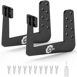 RV 범퍼 랙 보강용 브래킷 4인치에서 4.5인치 사각 드릴 비트가 있는 2개의 PCS 헤비 듀티 범용 지지