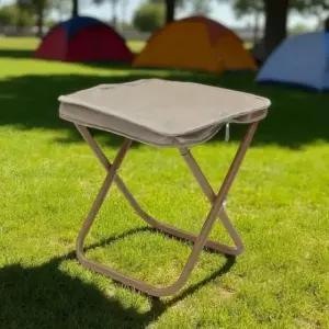 휴대용 퀵셋 (31cm) 파우치캠핑의자 접이식의자 파우치의자 베이지