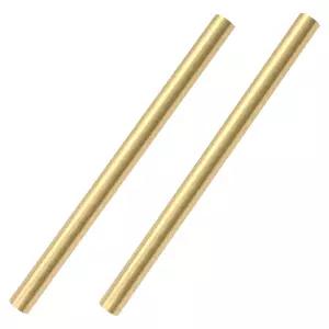 HEIHAK 2팩 지름 1인치 황동봉 길이 12인치 금동봉 원형 공예용 모델 평면 선박용 자동차