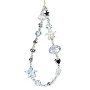 비즈 카메라 손목 스트랩 열쇠고리용 귀여운 체인 가방 랜야드 디지털 휴대폰