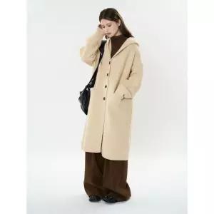 여성 트렌디 아이템 가디건 후드 겨울 니트 보들보들 슬림 롱 상의 HT4