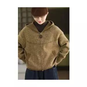 여성 트렌디 아이템 가디건 후드 가을 겨울 폴라폴리스 도톰 카디건 위에 긴팔을 걸쳐 따뜻하게 입기 위해