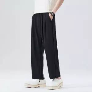 배기팬츠 남성 배기 바지 구부느낌 정장 봄 와이드팬츠 캐주얼 구부 admr1