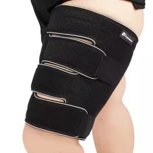 림프부종 및 부종 를 위한 Feamero 플러스 사이즈 허벅지 압박 랩 순환 근육 을 조절 가능한 슬리브 남성