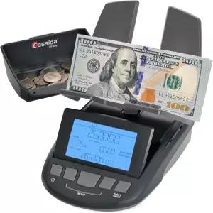 카시다 프로페셔널 머니 카운팅 저울 청구서 카운터정기 집계 1팩 블랙