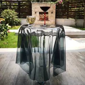 아크릴 투명 테이블 거실 티테이블 홀로그램 유령