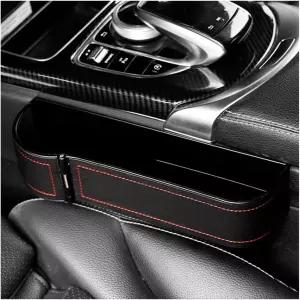 컵 홀더 익스팬더가 있는 실빌 카시트 갭 필러 홀더가 자동차 앞좌석 보관함 머그 병 열쇠용 콘솔 시트