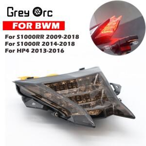 BMW 호환 S1000RR 2009-2018 HP4 2014-2016 액세서리 바이크 오토바이 후미등 브레이크 신호 표시등 통합