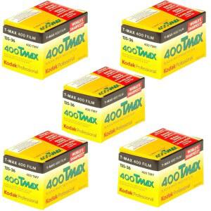 코닥 400 TMAX 프로페셔널 36 흑백 5팩 36MM 노출 ISO 필름