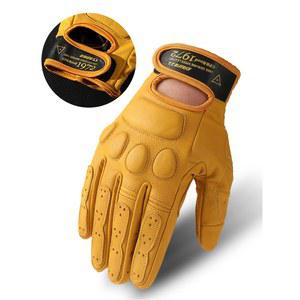 레트로 가죽 바이크장갑 할리 V8 죄수 스크린 반장갑 바이크 모터사이클 하드케이스 V05