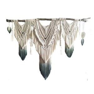 벽장식 테 트리 핸드메이드 폭135x높이115cm 화이트 가지145cm 거실 호텔 벽인테리어