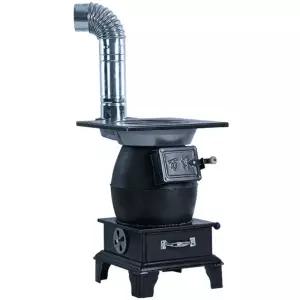 소형 화목난로 주물 옛날 미니 벽난로 소각 난로 화목 캠핑