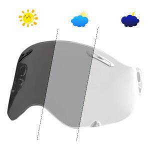 아라이 투어 크로스 3 TX3 X4 랠리용 헬멧 포토크로믹 바이저 렌즈 선쉴드