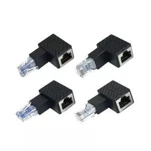 LAN 793XDH23 랜선 연장 젠더 4개입 / 네트워크 케이블 RJ45 연장 커플러