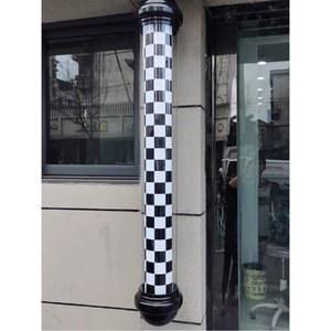 싸인볼 실사인볼 레트로 블루/블랙바탕 미니 입간판 레드 네온사인 85cm 화이트