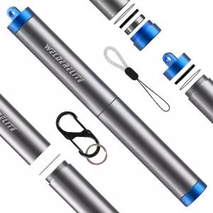 WelderElite TIG 텅스텐 전극 블루 저장 튜브 WL20 용접용 막대 보호용 맞춤형텅스텐 미포함