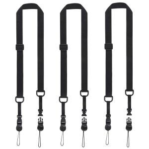 간시타 3팩 조절 가능한 카메라 릴리스 어깨끈 교체용 쌍안경 노트북 크로스바디 수하물 나일론 태블릿 케이스 가방 랜야드 범용
