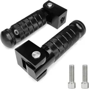 KUQUTIDY 전기 오토바이 미니 자전거 더트 바이크 스쿠터용 유니버설 풋 페그 접이식 레스트 승객 M8 리어